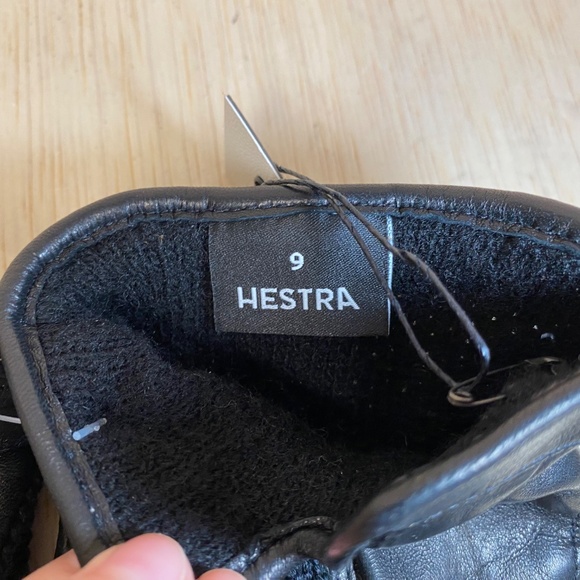 NEW! Hestra Size 9 Mens • Cotton Hairsheep Sheepskin Knit Gloves • Rare Style! - Picture 6 of 7